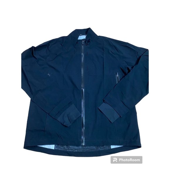 Lululemon windbreaker Full Zip jacket black men size XLnew